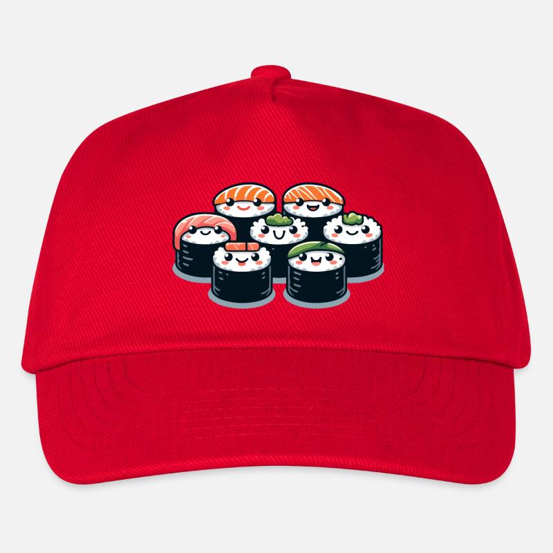 Sushi Squad: The Rollin' Delights - Kids’ Baseball Cap - red