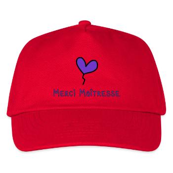 GELIEBTE. VIELEN DANK. DANKE HERRIN - Kinder Basecap - Rot - Vorne
