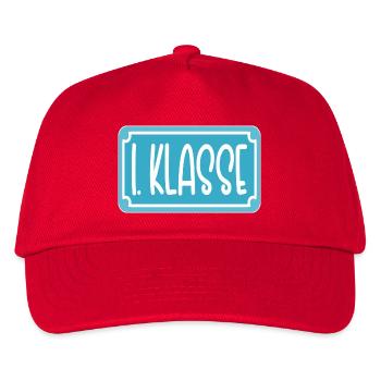 EINSCHULUNG 1. KLASSE - Kinder Basecap - Rot - Vorne