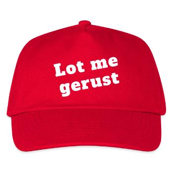 Lot me alone, Antwerp dialect Shirts - Kids’ Baseball Cap - red - Front