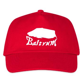 Baltrum Tattoo - Kinder Basecap - Rot - Vorne