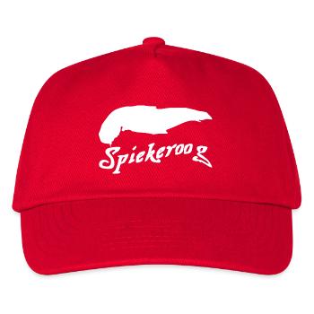 Spiekeroog Tattoo - Kinder Basecap - Rot - Vorne