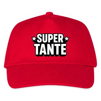 Super Tante T-Shirt für tolle Schwestern - Kinder Basecap - Rot - Vorne