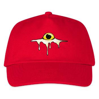 Fried Eye – Sunny Side Creepy - Kinder Basecap - Rot - Vorne
