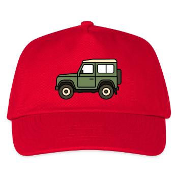Offroad car - Kids’ Baseball Cap - red - Front