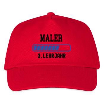Painter training 3rd year Painter training Apprenticeship - Kids’ Baseball Cap - red - Front