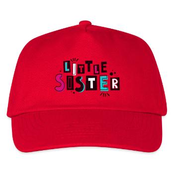 Kleine Schwester - Kinder Basecap - Rot - Vorne