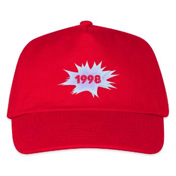 1998 - Kinder Basecap - Rot - Vorne