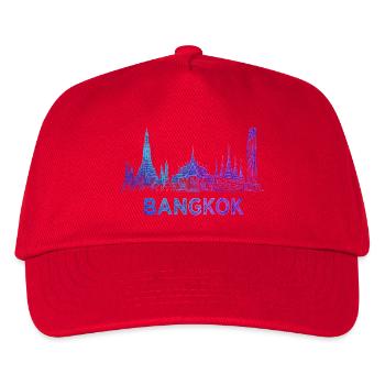 Horizon de Bangkok - Casquette de baseball Enfant - rouge - Devant