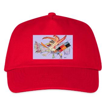 Juste un chien promeneur - Casquette de baseball Enfant - rouge - Devant