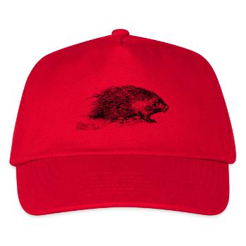 porc-épic - Casquette de baseball Enfant - rouge - Devant