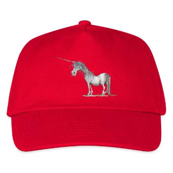 Das letzte Einhorn - Kinder Basecap - Rot - Vorne