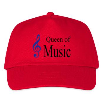 musik - Kinder Basecap - Rot - Vorne