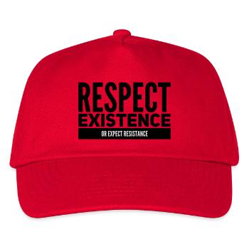 Respect Existence Or Expect Resistance  - Kids’ Baseball Cap - red - Front