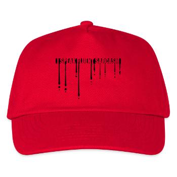 Graffiti drops of sarcasm - Kids’ Baseball Cap - red - Front