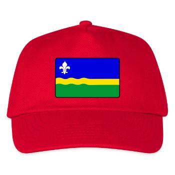 Province flag Flevoland flag Flevoland - Kids’ Baseball Cap - red - Front