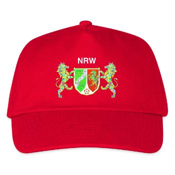 NRW Team Symbol - Kinder Basecap - Rot - Vorne