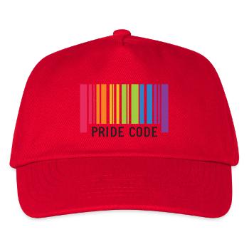 Mois de la fierté LGBT - Code de la fierté - Casquette de baseball Enfant - rouge - Devant