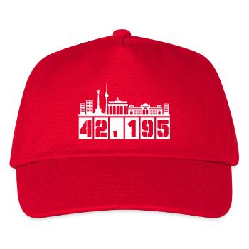 Berlin Skyline Marathon 1 - Kids’ Baseball Cap - red - Front