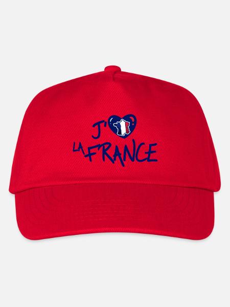 I love France - Kids’ Baseball Cap - red
