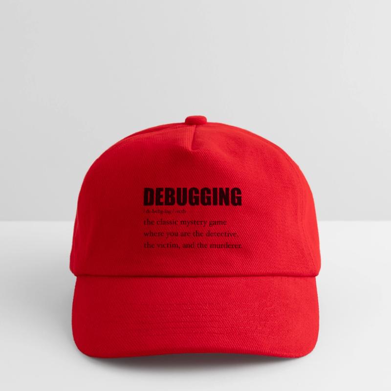 Programmer Debugging Definition Funny IT Developer Kids’ Baseball Cap