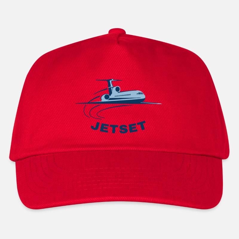 Jetset Mood Mode - Kinder Basecap - Rot