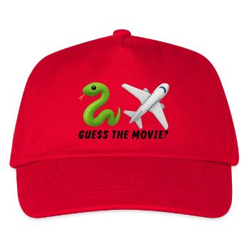 Toy Hose and Airplane Design - Kids’ Baseball Cap - red - Front