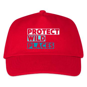 Wilderness & Adventure Protection - Kids’ Baseball Cap - red - Front