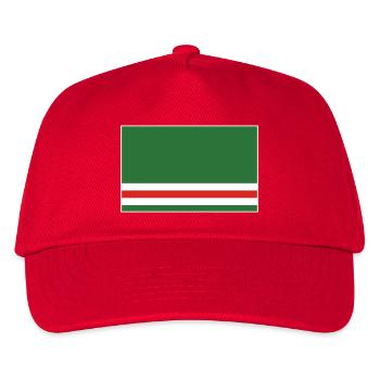 Drapeau de la Tchétchénie - Casquette de baseball Enfant - rouge - Devant