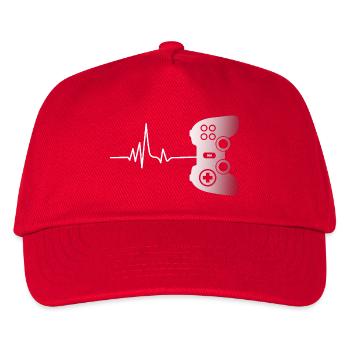 Gamer Game Video Game Blueberry Vintage Gaming - Kids’ Baseball Cap - red - Front