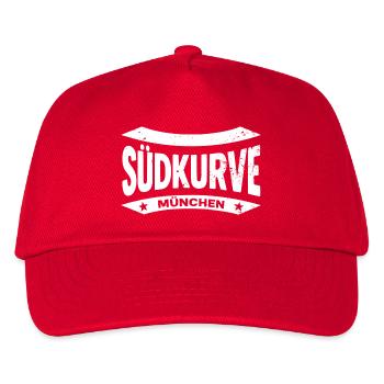 München Südkurve Hoodie – Stolz aus der Kurve - Kinder Basecap - Rot - Vorne