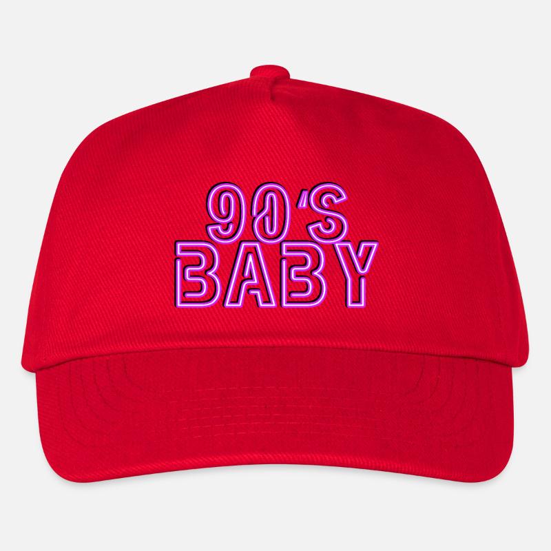 90 Baby - Kinder Basecap - Rot