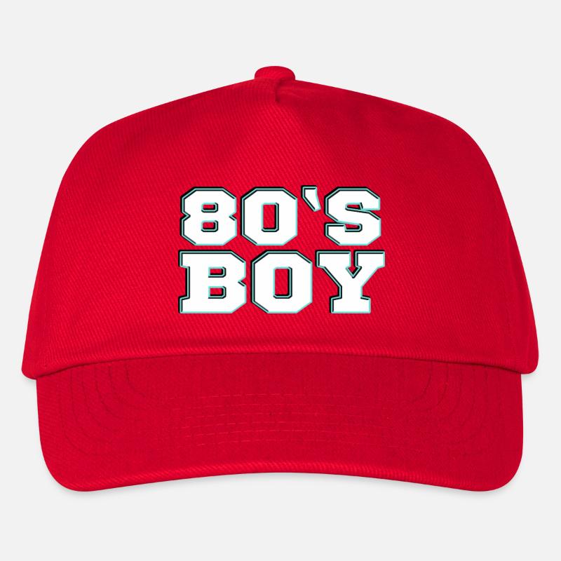 Années 80 - Casquette de baseball Enfant - rouge