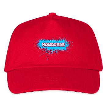 Honduras als Sonne - Kinder Basecap - Rot - Vorne