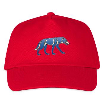 Pictish_wolf - Kinder Basecap - Rot - Vorne