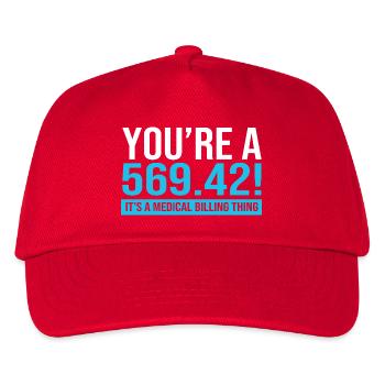 Codeur médical - Casquette de baseball Enfant - rouge - Devant