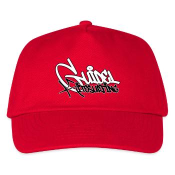 Surf Graffiti Kontrast-Tippfehler - Kinder Basecap - Rot - Vorne