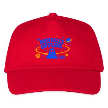 MENTALEMENT HORS LIGNE - Casquette de baseball Enfant - rouge - Devant