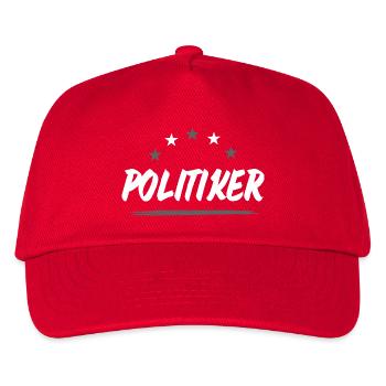 Politiker Beruf - Kinder Basecap - Rot - Vorne