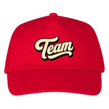 Team - Kinder Basecap - Rot - Vorne