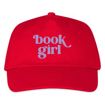 Book Girl - Kids’ Baseball Cap - red - Front