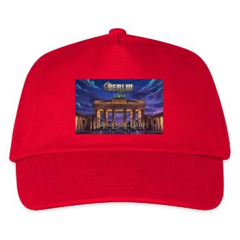 Brandenburger Tor - Kinder Basecap - Rot - Vorne