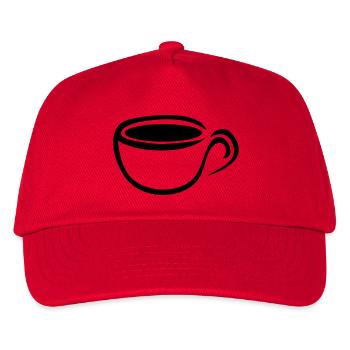 Coffee Cup Coffee Coffee 1c - Kids’ Baseball Cap - red - Front