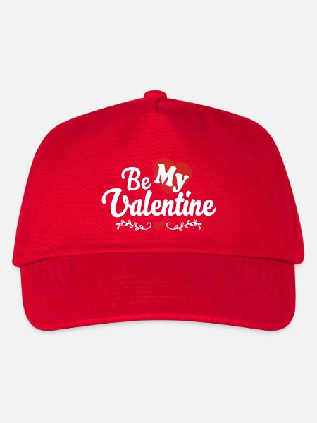Be My Valentine Valentinstag Geschenk - Casquette de baseball Enfant - rouge