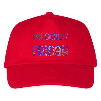 My Goals? Friday - My goal? Friday - Kids’ Baseball Cap - red - Front