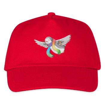 Pinguin für Frieden - Kinder Basecap - Rot - Vorne