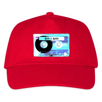 Retro Cassette - Kids’ Baseball Cap - red - Front