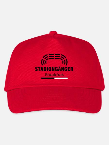 Frankfurt Stadiongänger – Geschenk Fußball Fan - Kinder Basecap - Rot