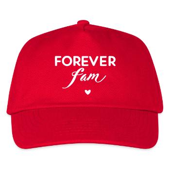 Forever Fam - Kids’ Baseball Cap - red - Front