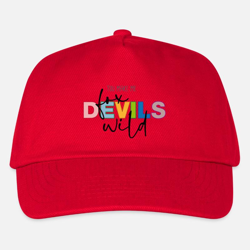 You make me fox devils wild - Kinder Basecap - Rot